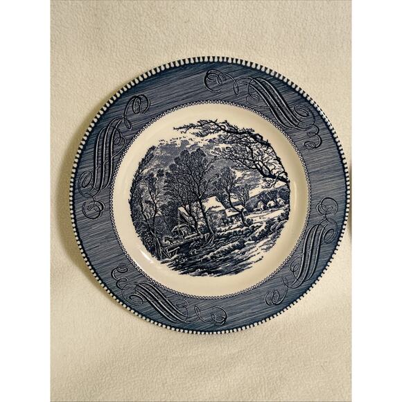 Royal Ironstone By Royal China USA The Old Grist Mill 10" Plates X2 DESCRIPTION - Picture 2 of 4